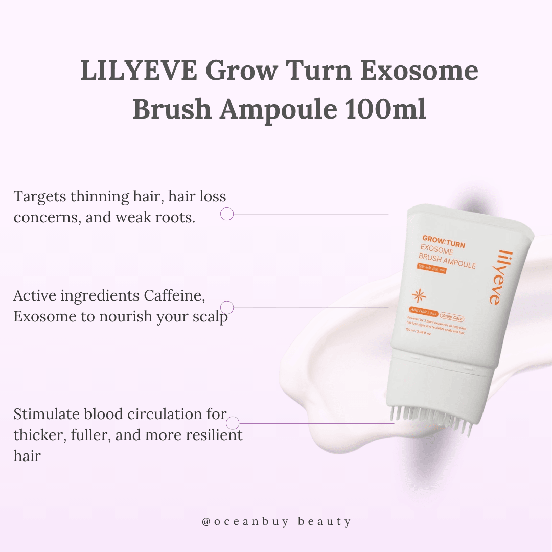 LILYEVE Grow Turn Exosome Brush Ampoule brush applicator detail
