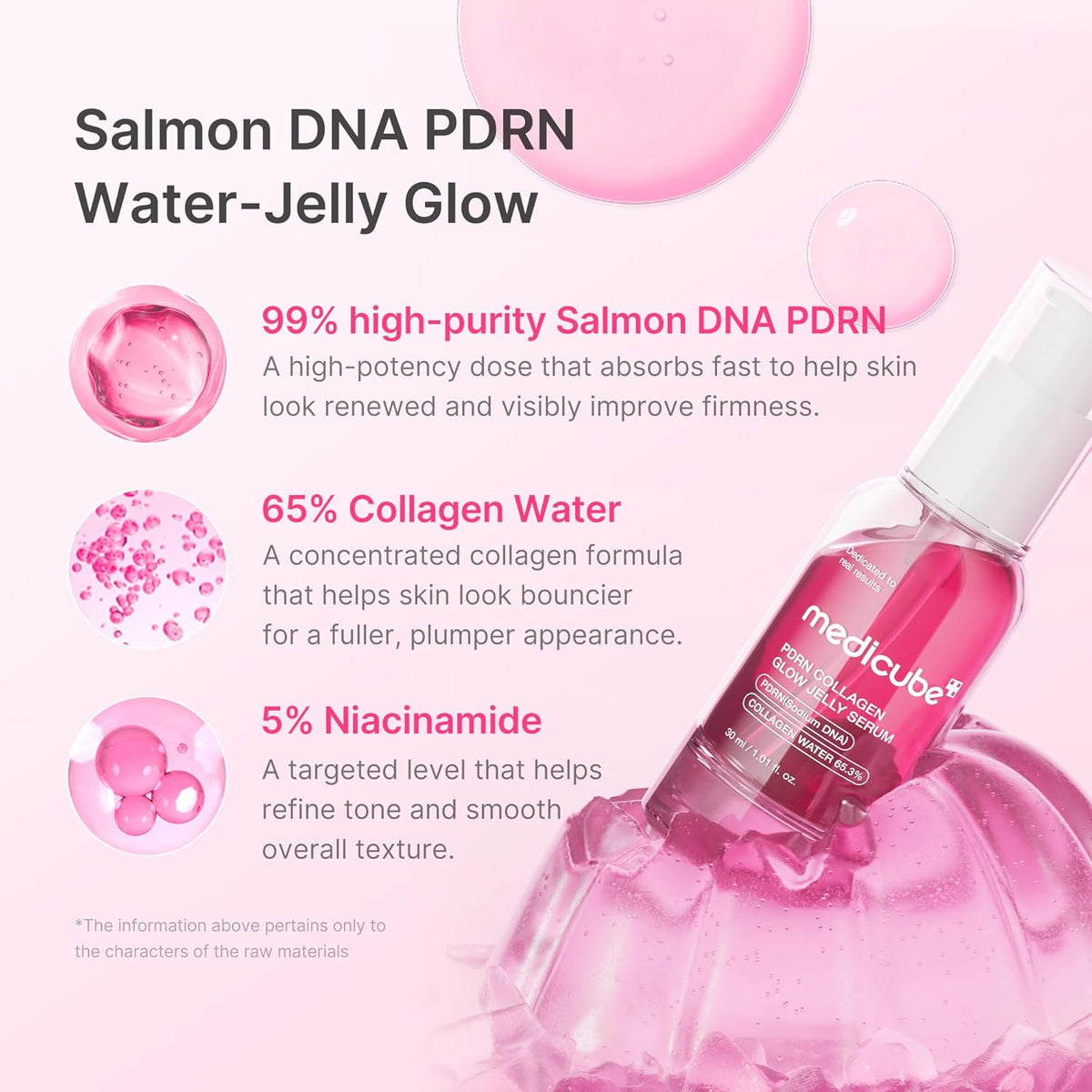 MEDICUBE PDRN Collagen Glow Jelly Serum jelly texture swatch
