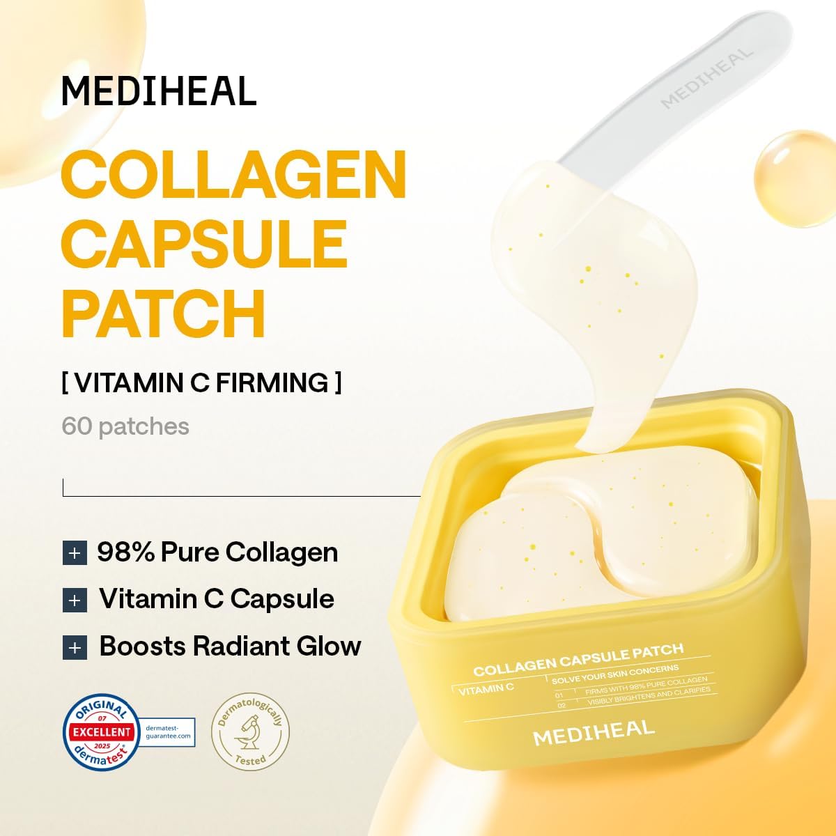 MEDIHEAL Collagen Capsule Patch Vitamin C Firm Brightening 60pcs