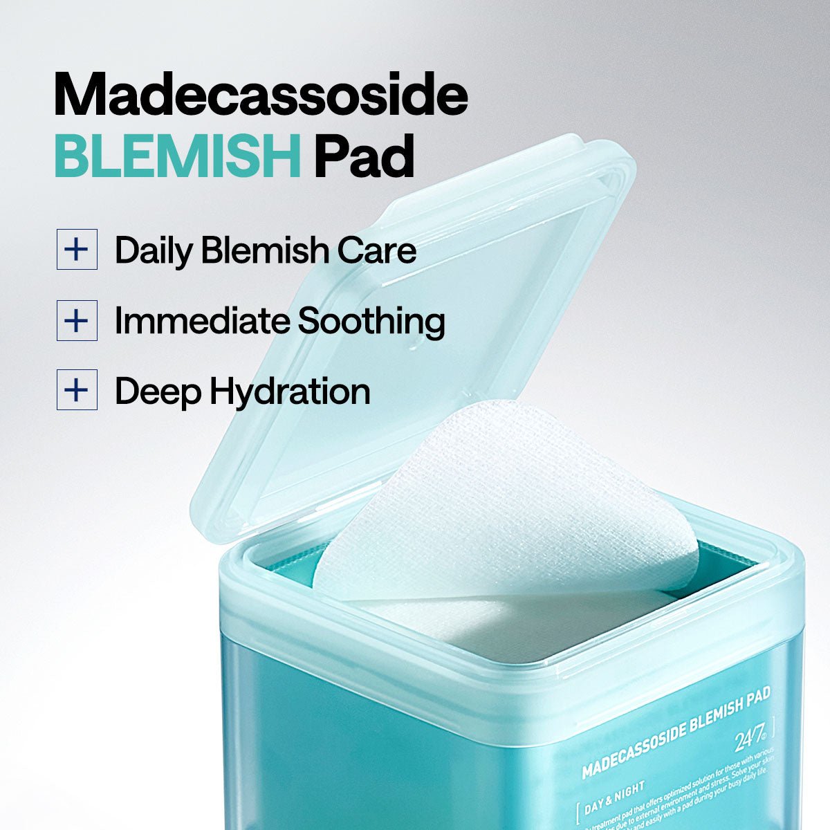 MEDIHEAL Madecassoside Pad pads inside the pouch
