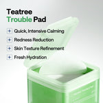 MEDIHEAL Teatree Trouble Pad pads inside the pouch