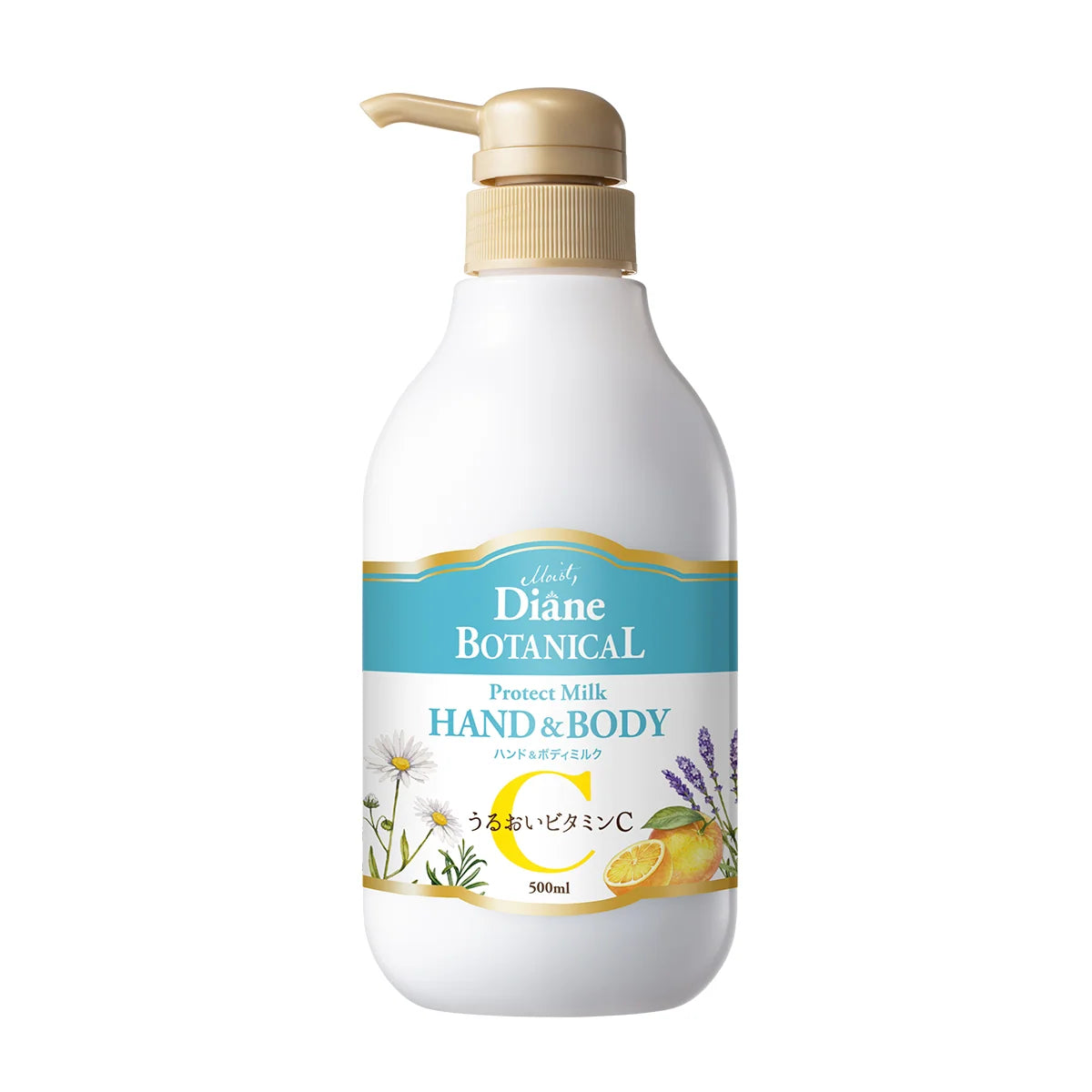 Moist Diane Botanical Protect Hand and Body Milk Citrus 500ml