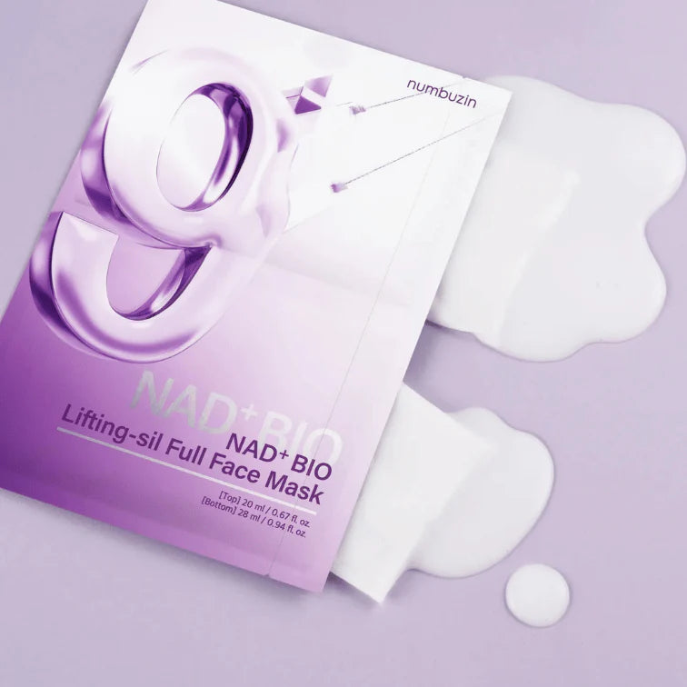 NUMBUZIN No.9 NAD Bio Lifting Full Cover Facial Mask 48ml - 1 BOX / 4 PCS