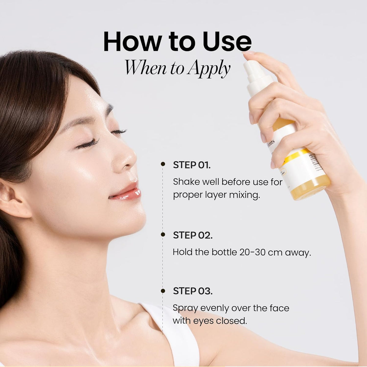 ONGREDIENTS Skin Barrier Glow Mist how to use