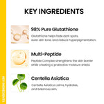 ONGREDIENTS Skin Barrier Glow Mist applied to the face