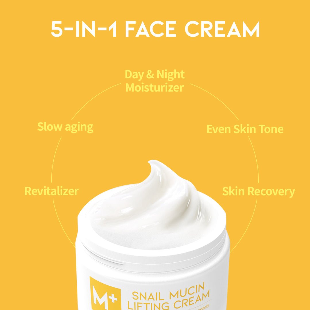 OOTD Snail Mucin Lifting Cream cream texture swatch
