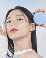 ROMAND Bare Water Cushion applied on the face