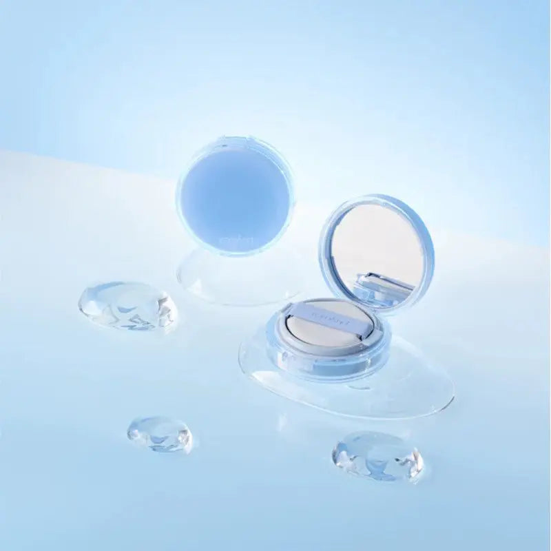 ROMAND Bare Water Cushion 20g compact open with puff