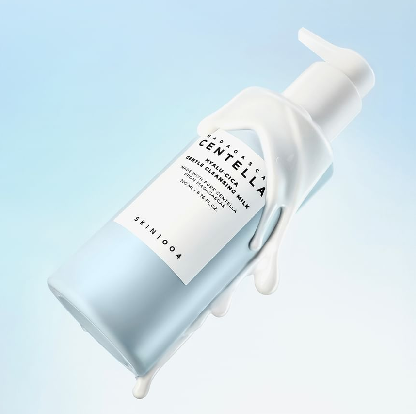 SKIN1004 Madagascar Centella Hyalu-Cica Gentle Cleansing Milk 200ml pump bottle