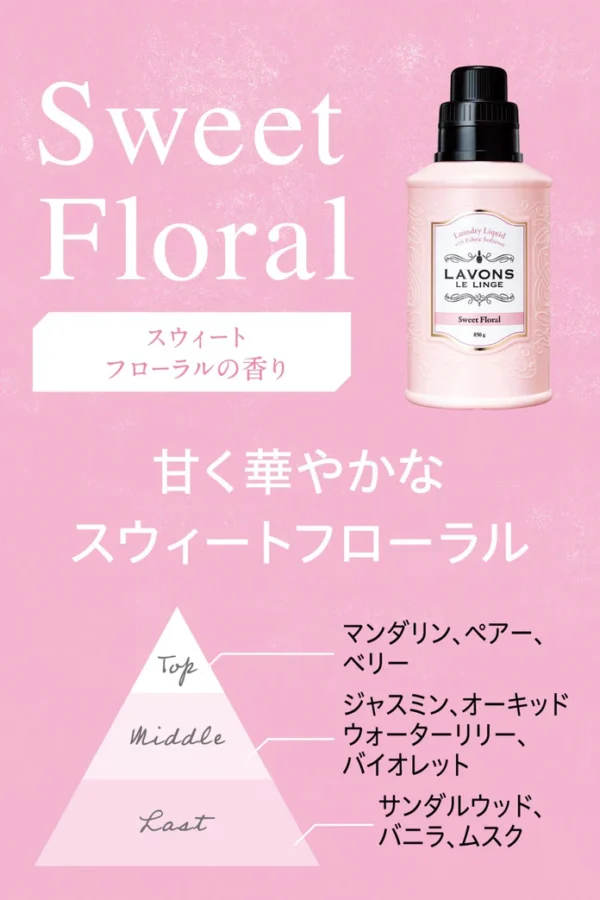 LAVONS Laundry Liquid with Fabric Softener Sweet Floral 850g