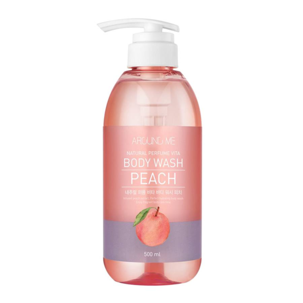 AROUND ME -- Perfume Vita Body Wash Peach 500ml