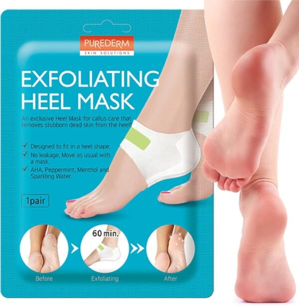 PUREDERM Exfoliating Heel Mask 1 Pair