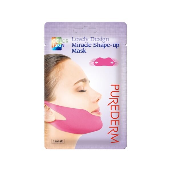 PUREDERM Lovely Design Miracle Shape-Up Mask chin modeling mask 1pc.