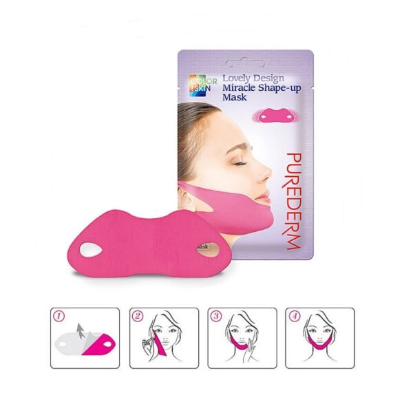 PUREDERM Lovely Design Miracle Shape-Up Mask chin modeling mask 1pc.