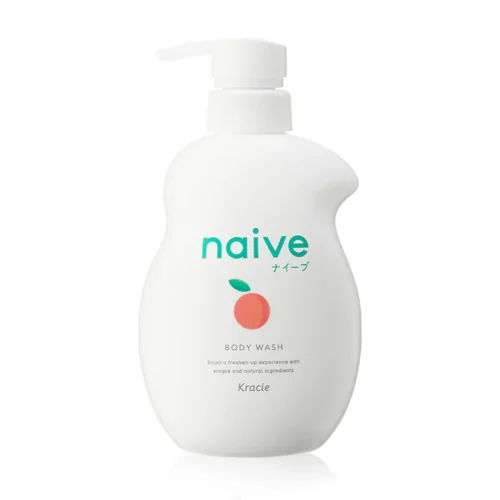 KRACIE NAIVE Body Wash Soap Peach Leaf 530ml