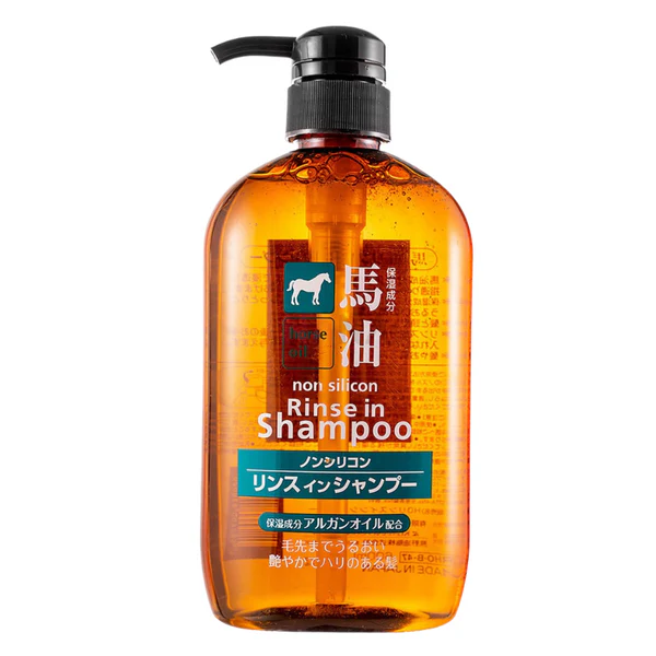 KUMANO Yushi Horse Oil Rinse In Shampoo 600ml