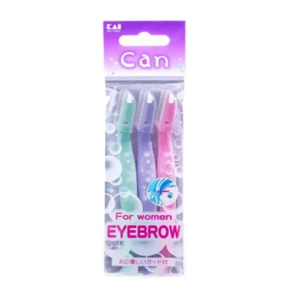 KAI Eyebrow Razor Large 3pcs