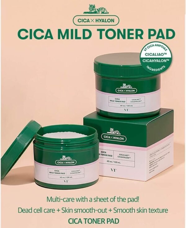 VT Soft Cica Toner Pad 60 pieces