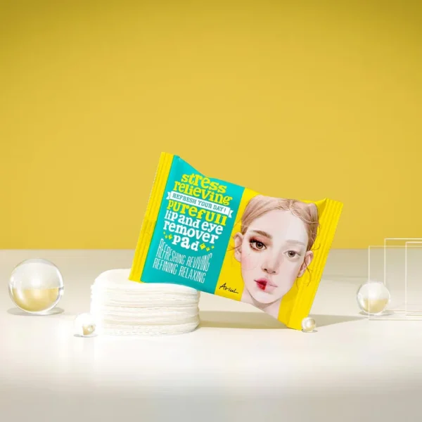 ARIUL Stress Relieving Purefull Lip And Eye Remover Pad 30 Pads