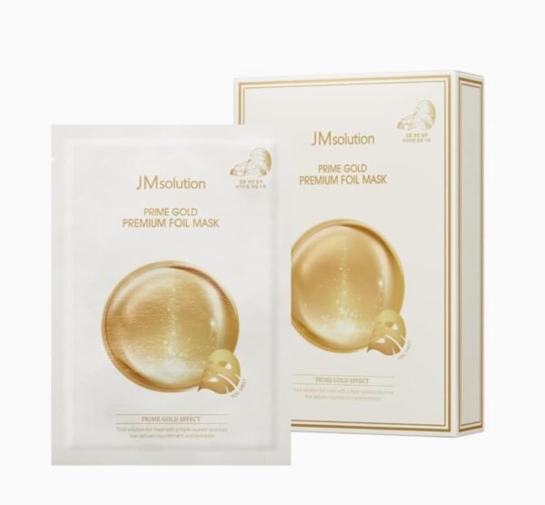 JM SOLUTION PRIME GOLD PREMIUM FOIL MASK BOX - 10 Sheets