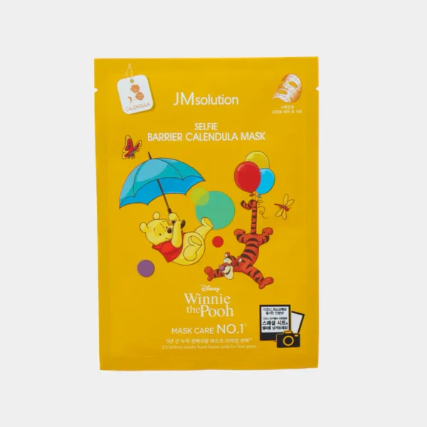 JM Selfie Barrier Calendula Winnie Mask 1pc