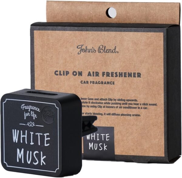 JOHNS BLEND Car Air Freshener White Musk