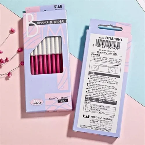 KAI Eyebrow Razor Beauty M 10pcs