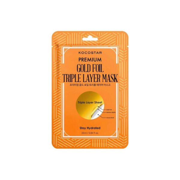 KOCOSTAR Gold Foil Triple Layer Mask