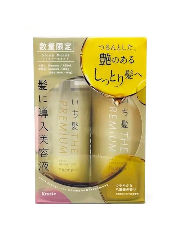 KRACIE Ichikami Hair Care Set Shiny Moist 400ml4901417788146 KRACIE Ichikami Hair Care Set Shiny Moist 400ml