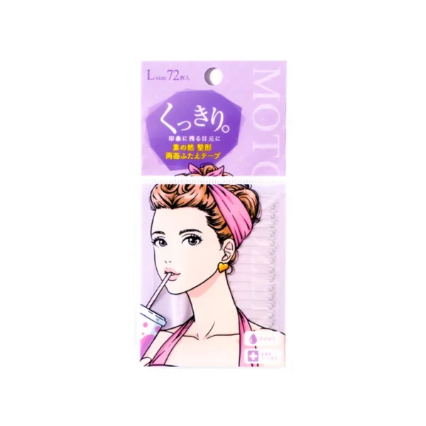 MOTONOZEN Two Sided Eyelid Tape L 72pcs