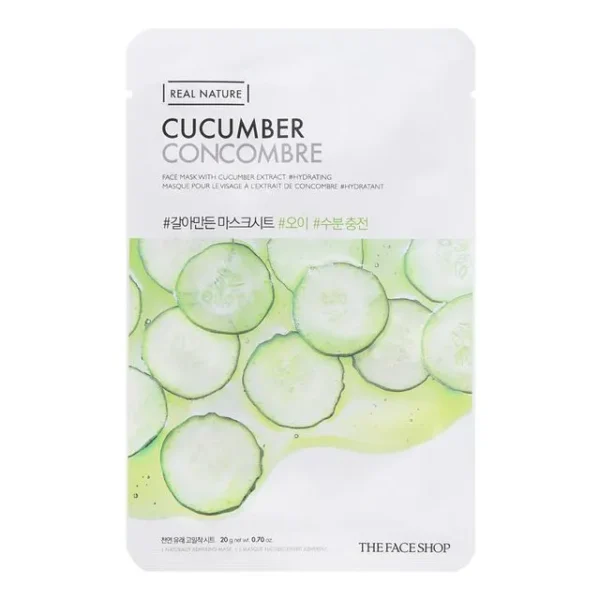 NATURE REPUBLIC Real Nature Mask Sheet Cucumber 1pc