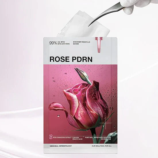 MEDIHEAL Rose PDRN Essential Mask 10pcs