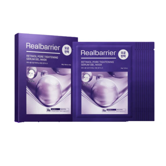 REAL BARRIER Retiniol Pore Tightening Serum GelMask 30g - 1 BOX / 10 PCS