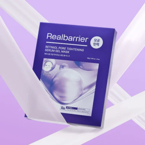REAL BARRIER Retiniol Pore Tightening Serum GelMask 30g - 1 BOX / 10 PCS