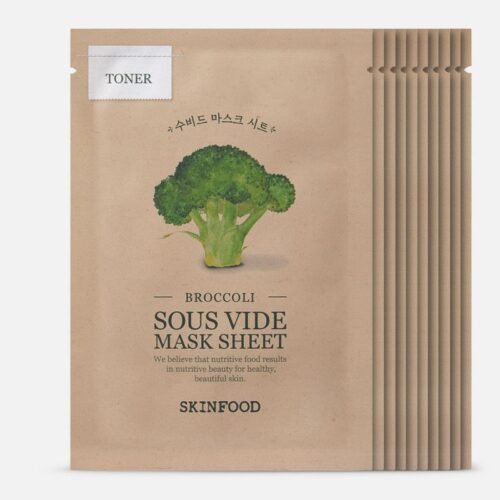 SKINFOOD Broccoli Sous Vide Mask Sheet 10pcs