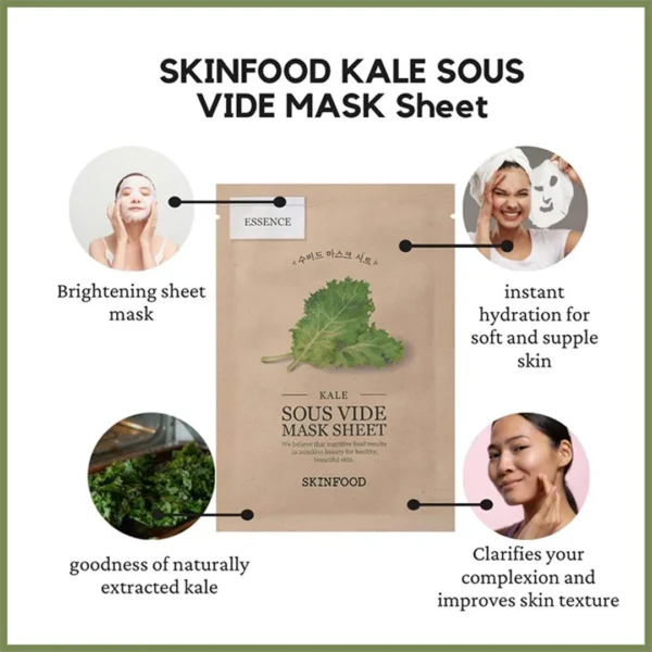 SKINFOOD Kale Sous Vide Mask Sheet 10pcs