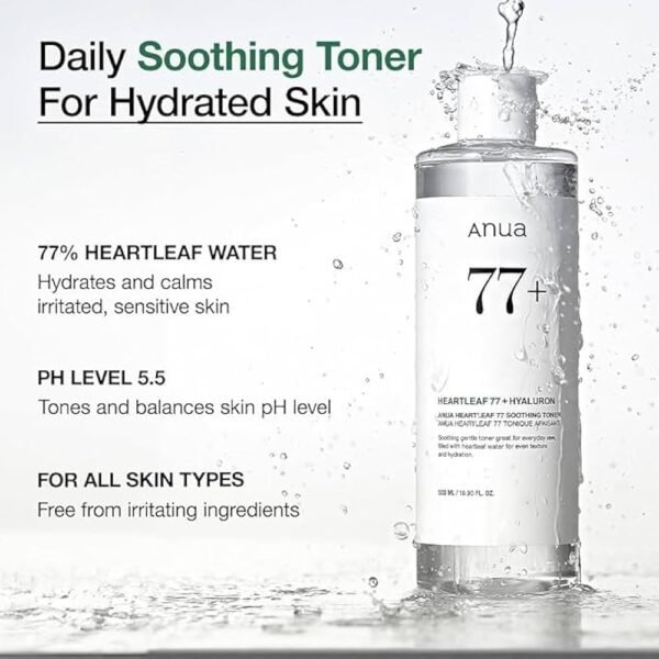 Anua Heartleaf 77% Soothing Toner 250ml