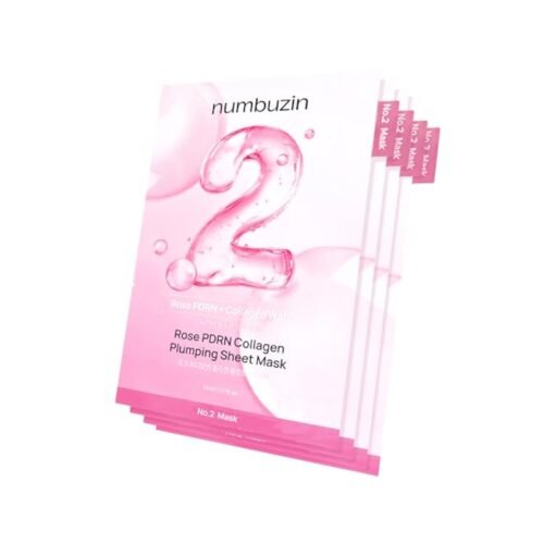 NUMBUZIN Masque Collagène Rose PDRN No.2 (4pcs)