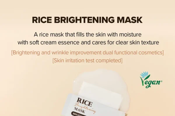 SKINFOOD Masque Éclaircissant Riz 10pcs
