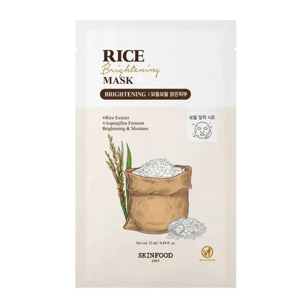 SKINFOOD Masque Éclaircissant Riz 10pcs