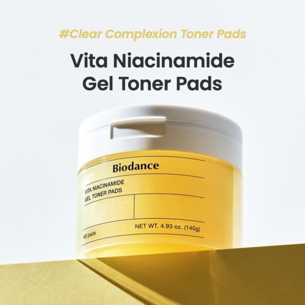 Biodance Vita Niacinamide Gel Toner Pad 140g
60pads