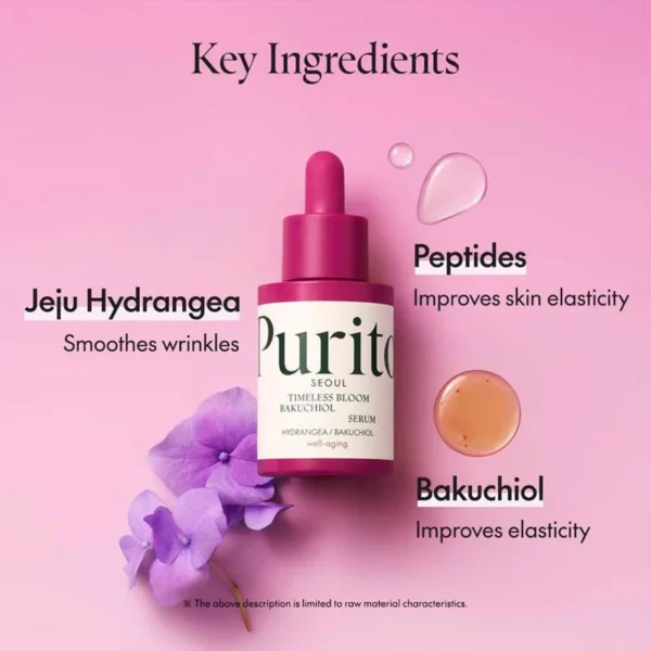 PURITO Timeless Bloom Bakuchiol Serum 30ml