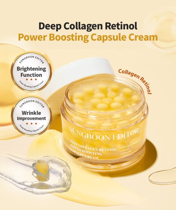 SUNGBOON EDITOR Deep Collagen Retinol Power Boosting Capsule Cream 50ml