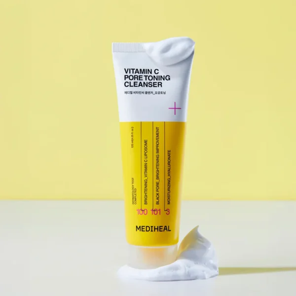 MEDIHEAL Vitamin C Pore Toning Cleanser Set 120mlx2