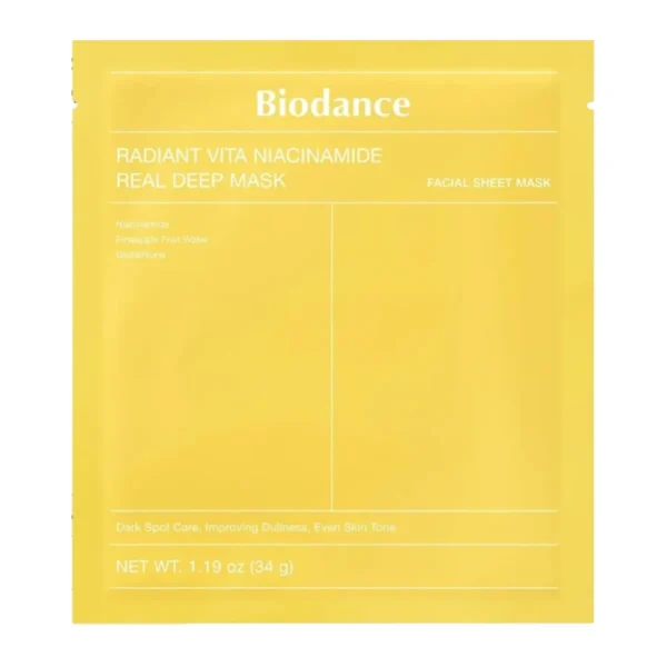 Biodance Radiant Vita Niacinamide Real Deep Mask 1pc