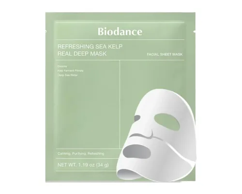 Biodance Refreshing Sea Kelp Real Deep Mask 1pc