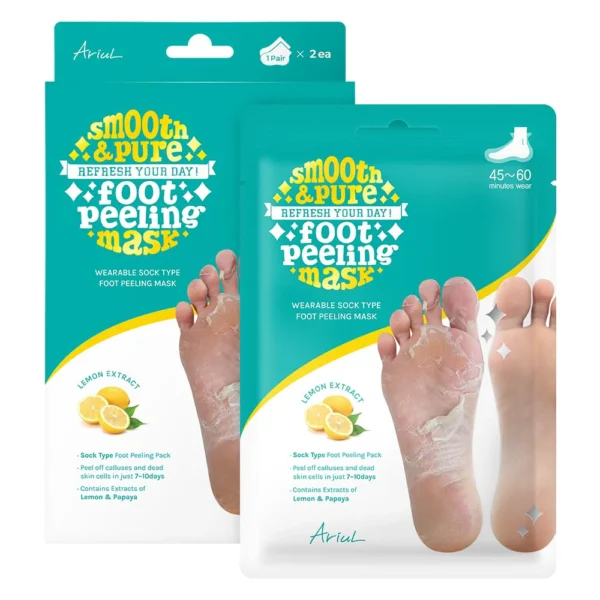 ARIUL Smooth &amp Pure Exfoliating Foot Mask 2 Pairs