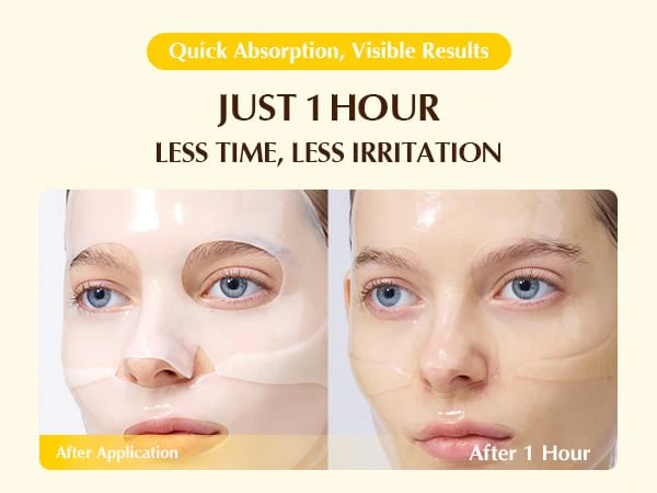 EQQUALBERRY Collagen Glow up Hydrogel Mask - 1 BOX / 4 PCS