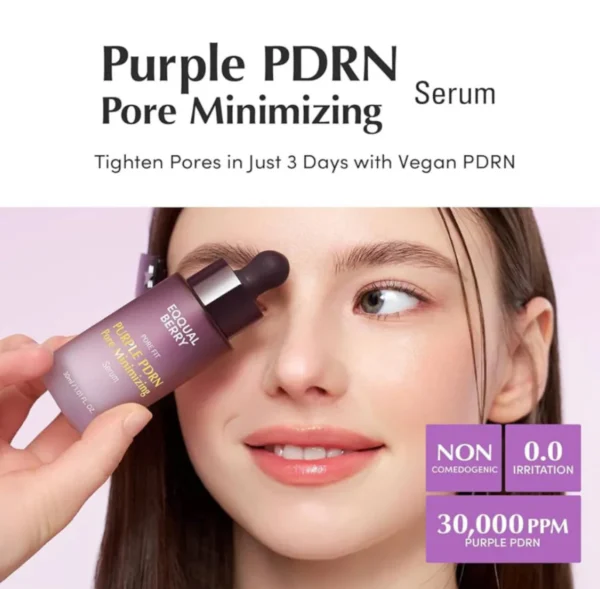 EQQUALBERRY Purple PDRN Pore Minimizing Serum 30ml