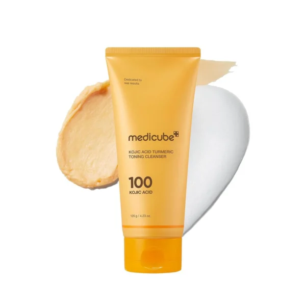 MEDICUBE Kojic Acid Turmeric Toning Cleanser 120g